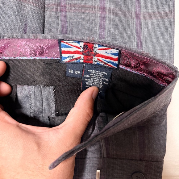 English Laundry Slim Fit Suit – Size 40L (With Matching Pants) - Picture 7 of 7